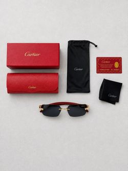 Rimless Sunglasses with Full Set