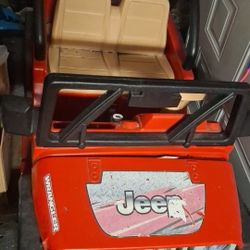 Power Wheels Jeep Red 12volt