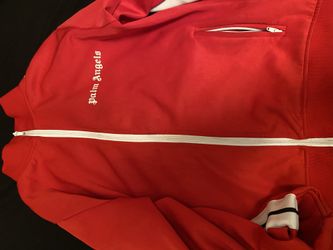 Red palm angles jacket