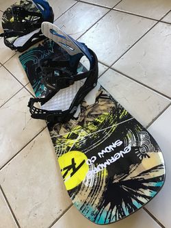 Size 156 Rossignol Krypton Snowboard with Large Bindings
