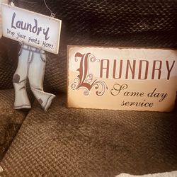 Laundry signs 