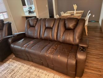 Brown couch