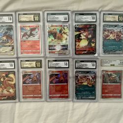 Pokemon TCG: Charizard Graded Pokemon Cards