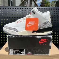 Air Jordan 3 White Cement Size 10 Levis Union Fragment Virgil