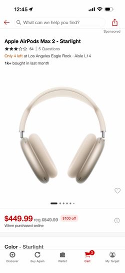 Apple AirPods Max 2 STARLIGHT