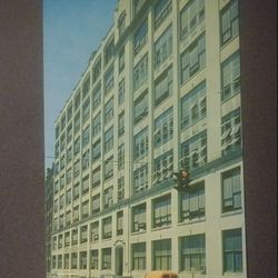 Troy New York N.Y. Cluet and Peabody Men's Shirt Plant Factory Manufacturer 1950's Plastichrome Post Card Postcard Vintage Collectible PC