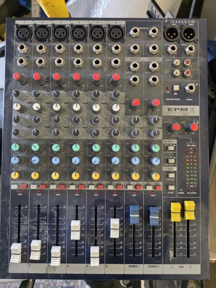 Soundcraft Epm6 Line Mixer