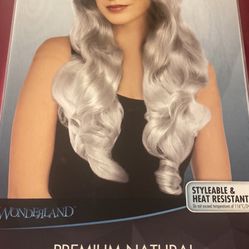 LONG WAVY WIG/ adult one size/ Premium Natural by WONDERLAND.