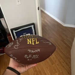 Signed Cowboys NFL Football