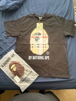 Large black Burberry shirt