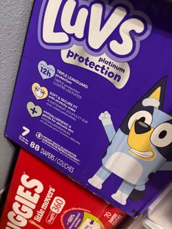 Luvs Platinum Protection Size 7 Diapers 88 Count