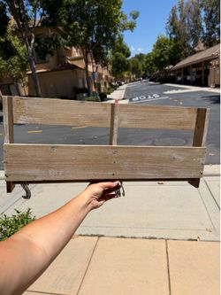 Rustic letter/mail organizer