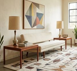 60s MCM Coffee/ End Table Pair by Jen Rinsom