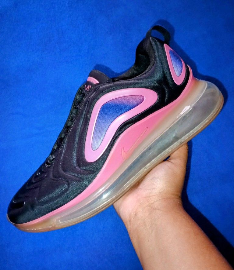 Men's Size 10 Nike Air Max 720 Black Pink Blast