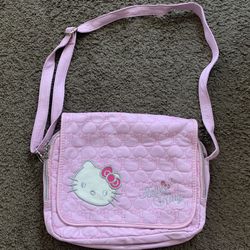 Pink Hello Kitty Tablet Sling Bag