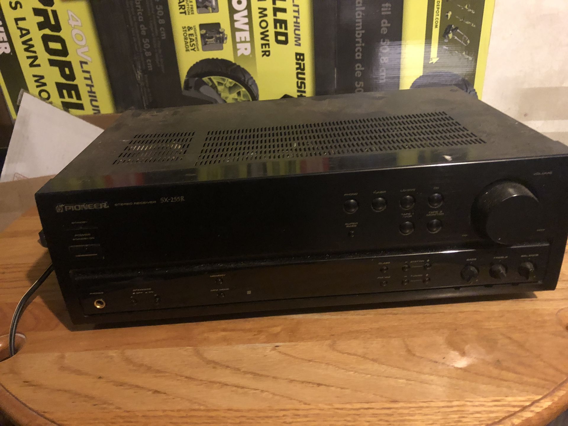 Pioneer receiver