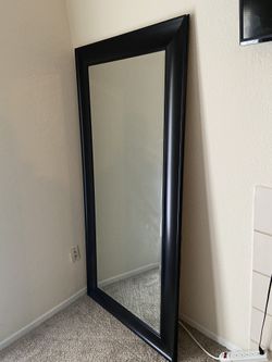 Tall black mirror flawless