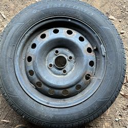 Honda Civic 15inch Steelie W/ Good Tire