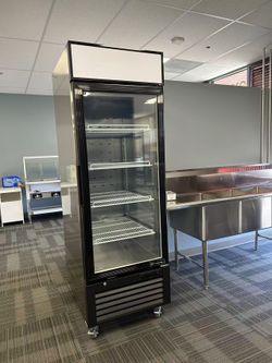 Commercial Single Door Glass Freezer 