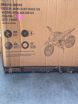 Kids electric dirt bike PINK