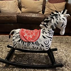 Zebra Rocking Horse