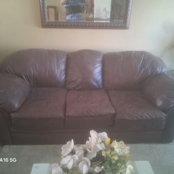 Leather Sofa 