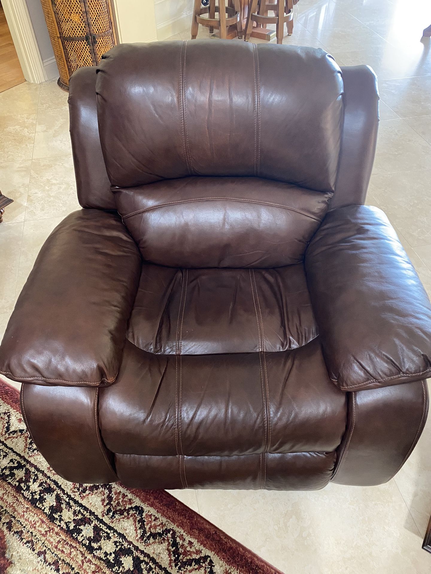 Leather Recliner Chair