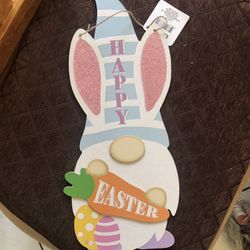 Easter Gnome Sign 