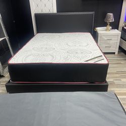 Queen Mattress - Double Sides - Come With Free Box Spring Only - Free Delivery 🚚 Today 
