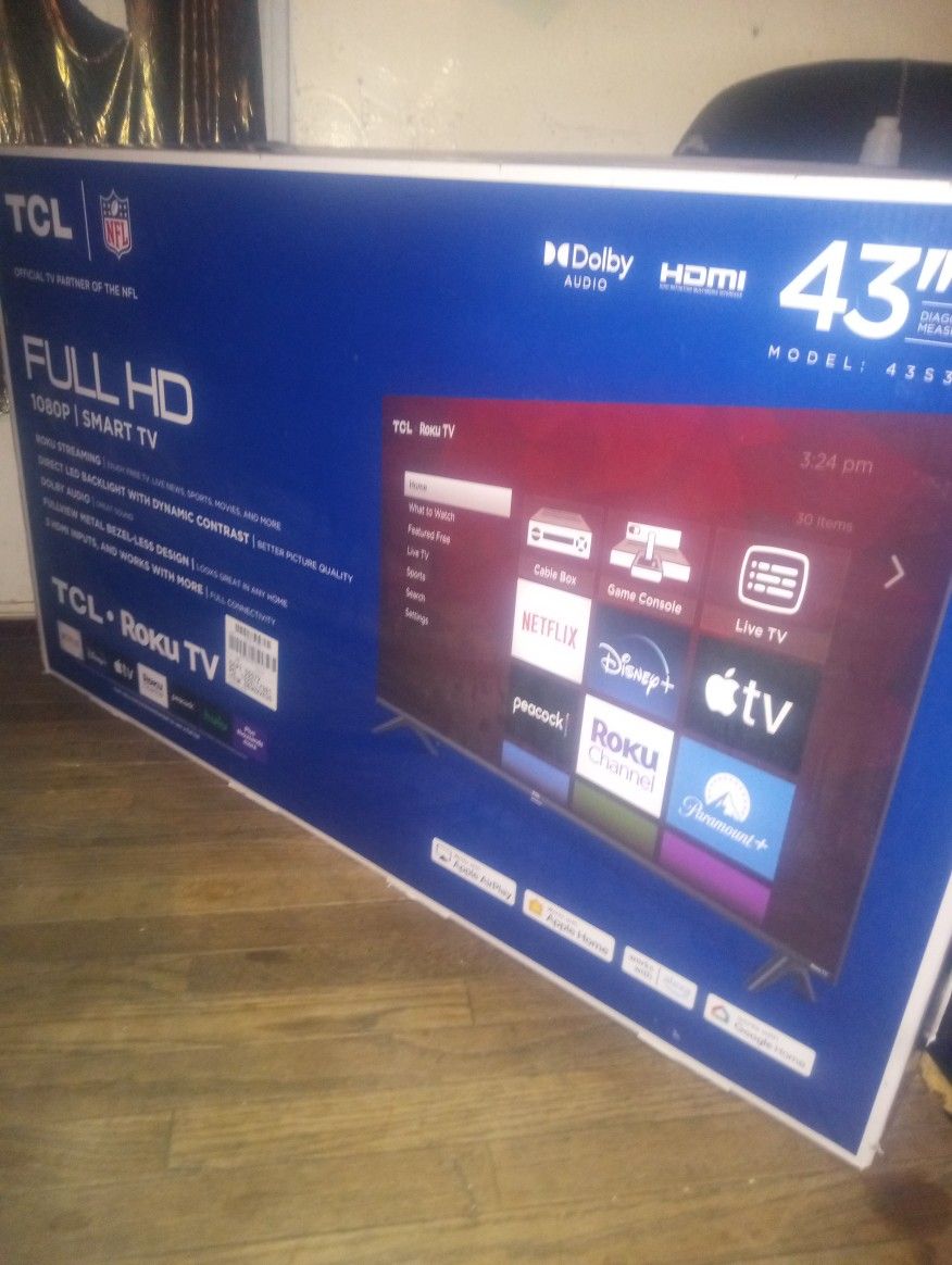 TCL FULL HD 1080P SMART TV 43"