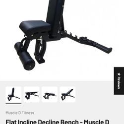 Muscled Heavy Duty Commercial Bench