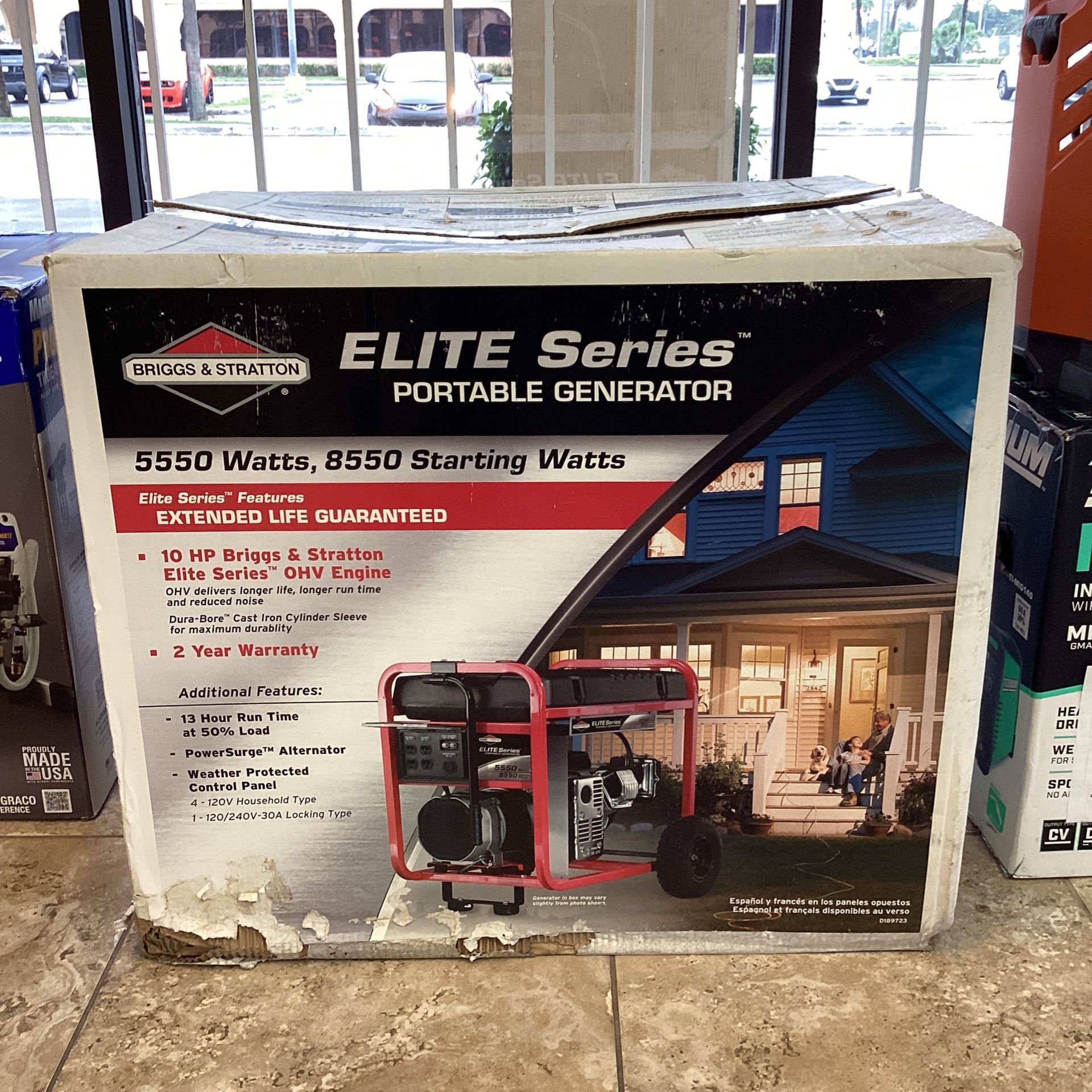 Briggs Stratton Elite Series Portable 5500 Watts 13 Hours 10 HP