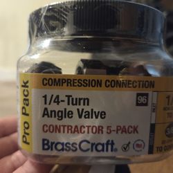 Brass Craft 1/4 Turn Angle Valve