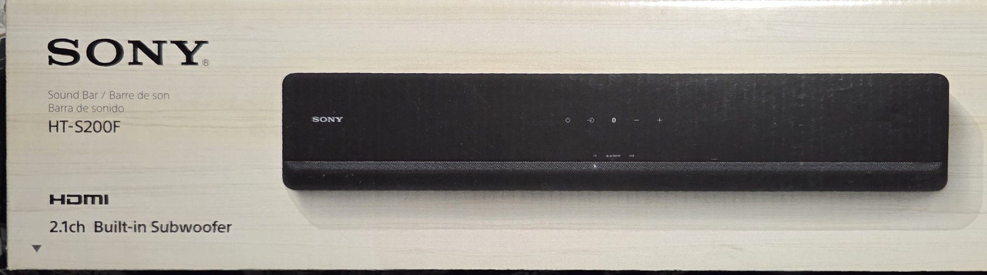 SONY SOUNDBAR w/ built In SUBWOOFER. New IN Box