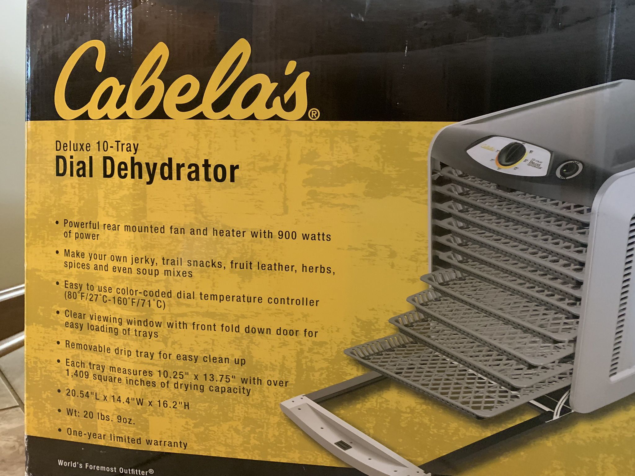 Cabela's Deluxe 10-Tray Dehydrator