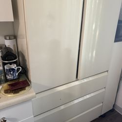 Vintage Lacquer Armoire 