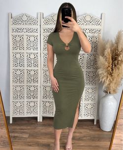Olive dress (small)