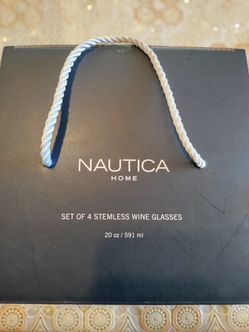 Set Of 4 Stemless Wine Glasses