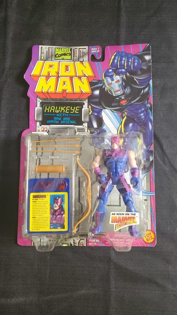 1995 Toy Biz Iron Man Hawkeye Vintage Figure