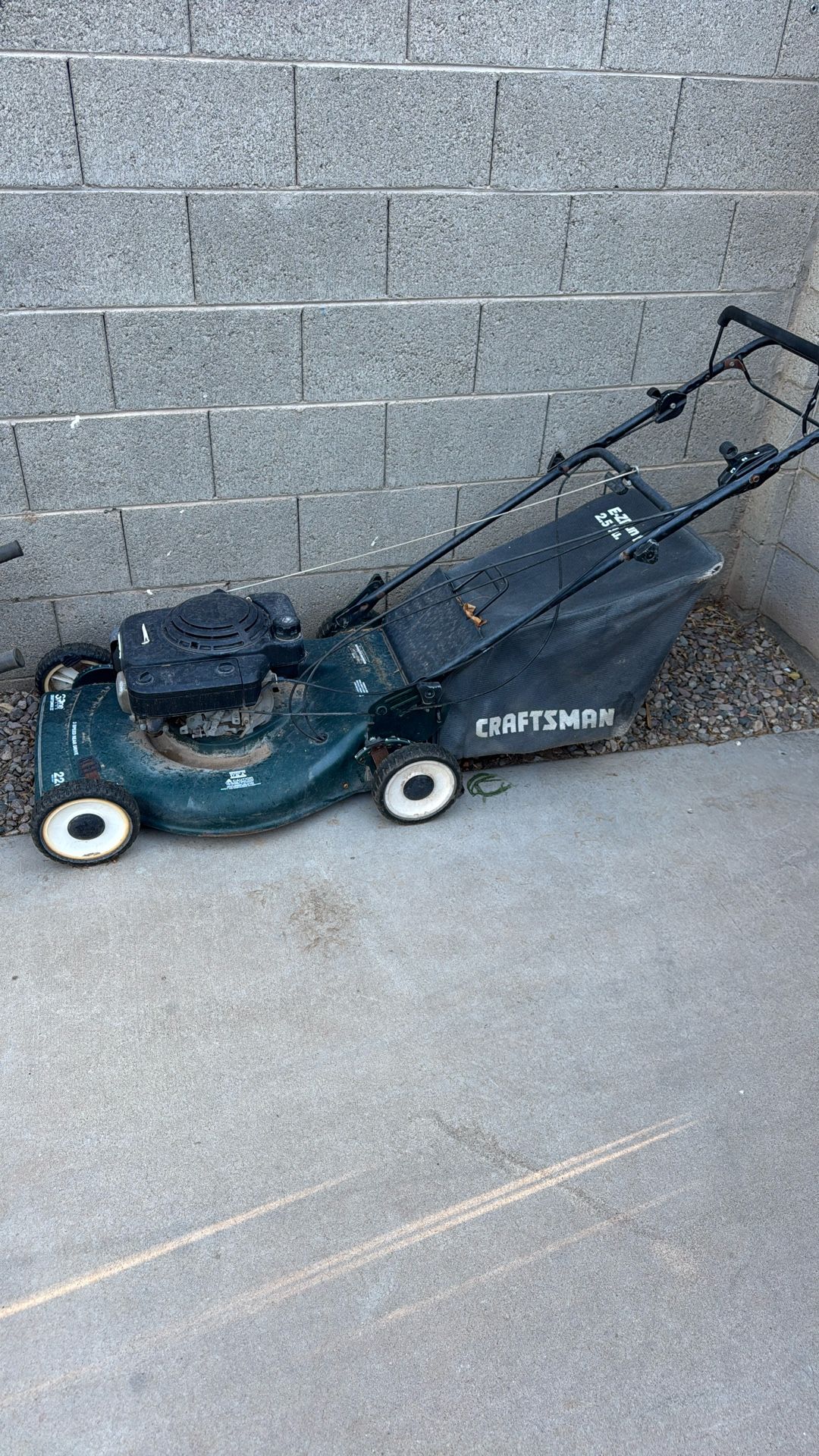 Craftsman Self Driving Lawn Mower