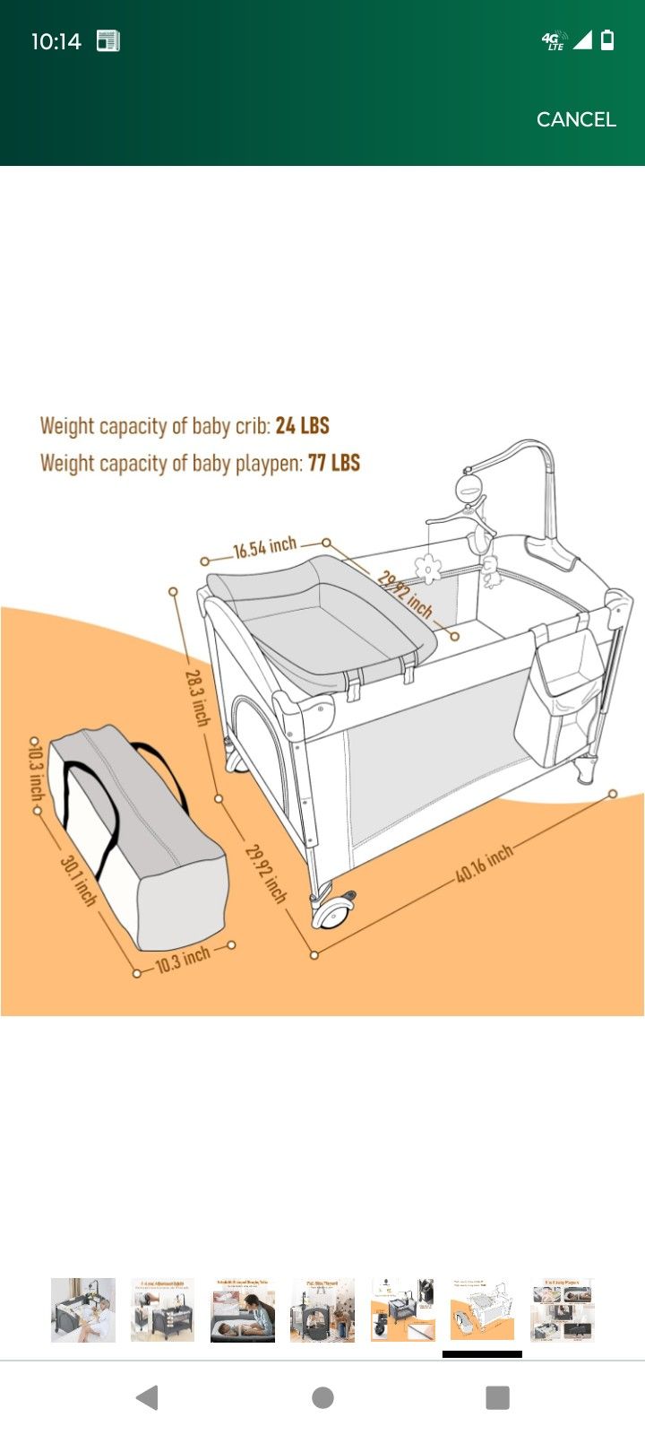 Visit the Store
4.4 4.4 out of 5 stars (51)
Jaoul 5 in 1 Baby Crib, Baby Bassinet Beside Sleeper, Pack and Play with Bassinet and Changing Table Porta