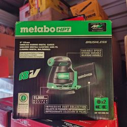 Metabo HPT 18v Brushless Random orbital Sander Dust Management (New)