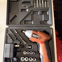 Rechargeable Magna Tools 44 piece Cordless Screwdriver Set