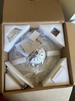Bright Future Lighting Retractable Ceiling Fan w/ Light