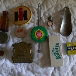 Vintage advertising items