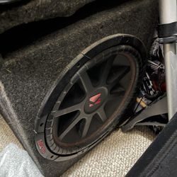 Kicker 15” Subwoofer with box