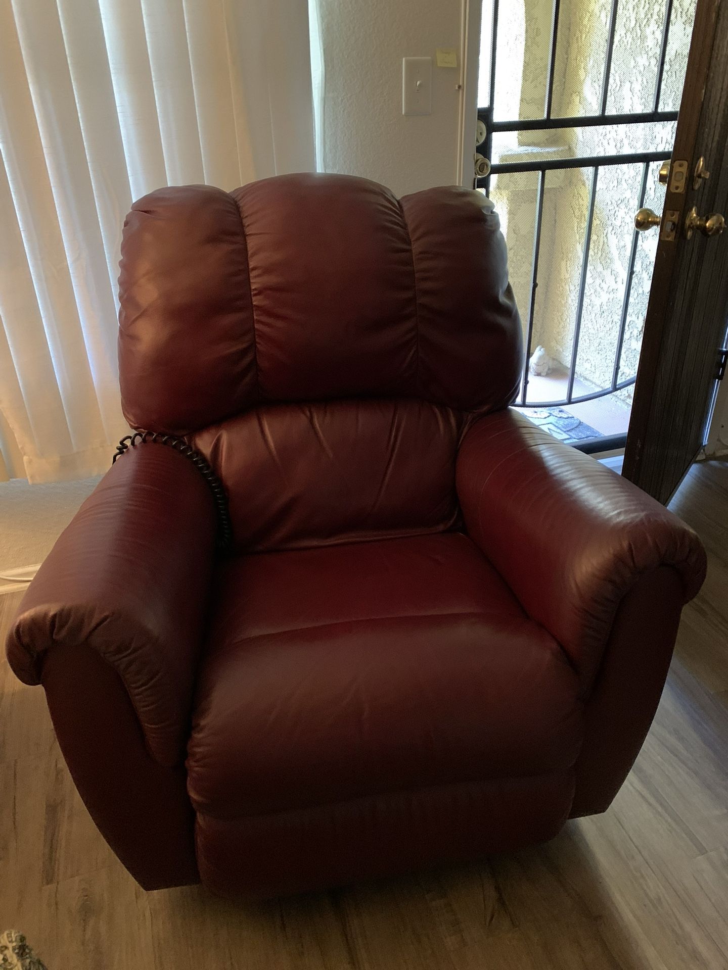 Genuine Leather Recliner