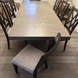 Dining Room Table And 8 Chairs  