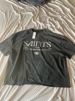 Pacsun Saints Washed Cropped Boxy T-Shirt (Brand New) - Men's X-Large