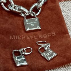 Michael Kors Silver Jewelry Set